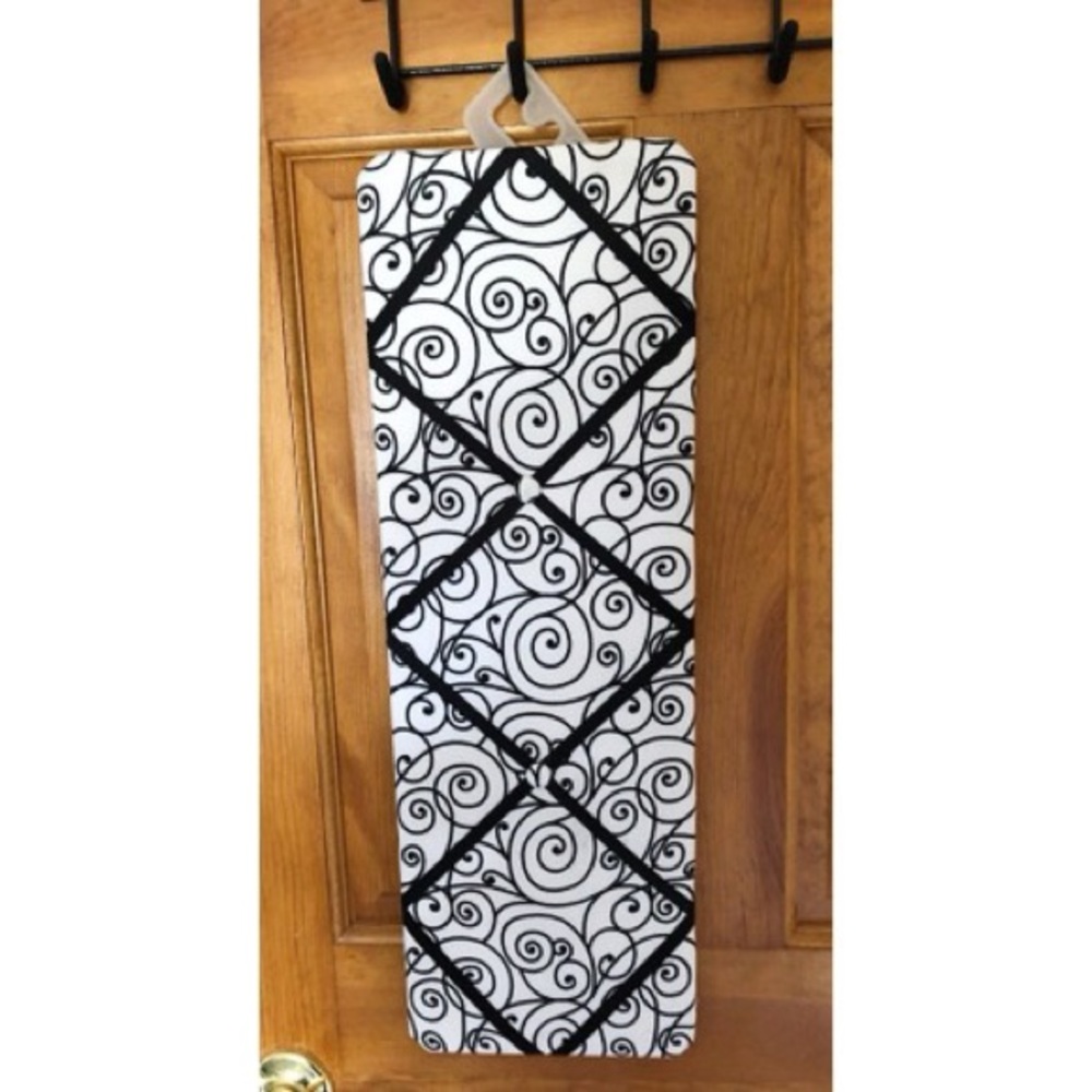 Cute paisley print black and white photo board